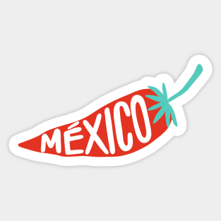 Mexico Hot Pepper Sticker